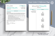Creative Resume, Blue CV Templates, a Resume Template by The Art of Resume (Thumbnail 6 of 8)