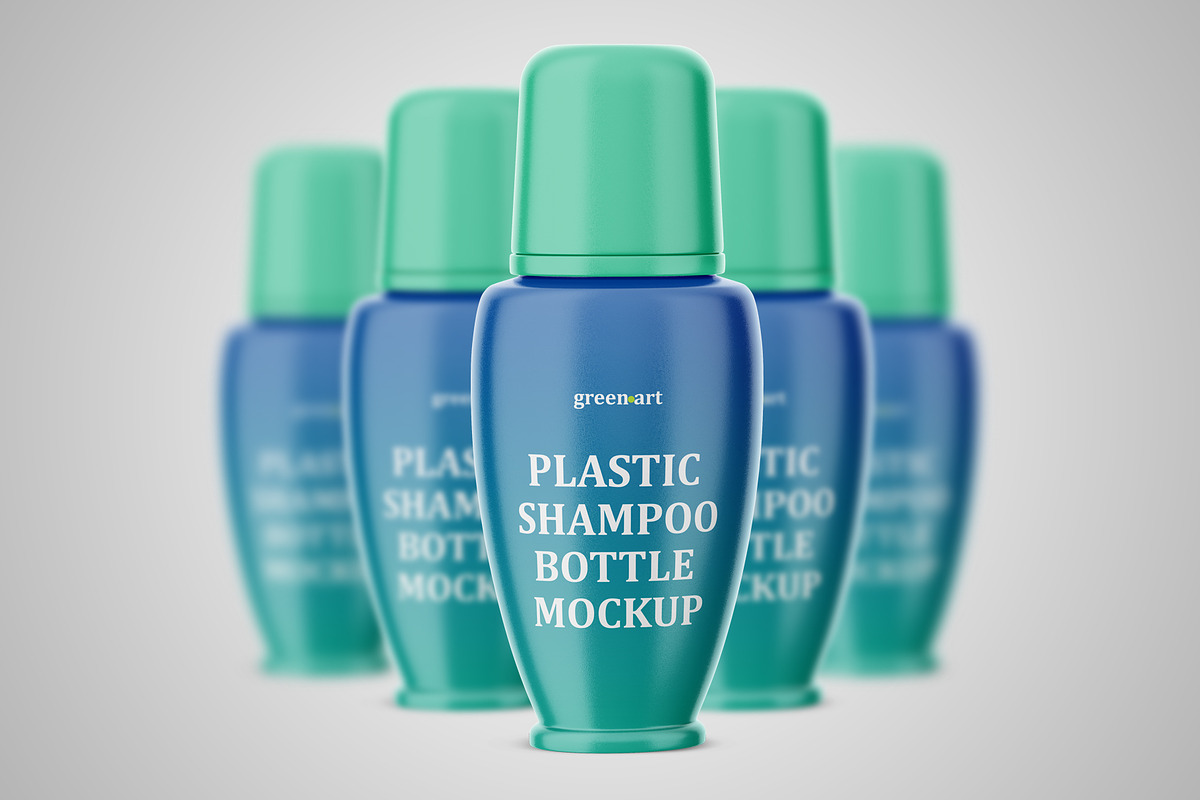 Matte Plastic Shampoo Botle Mockup, a Product Mockup by Green Art (Photo 3 of 5)