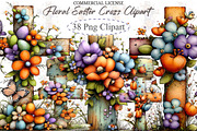 Floral Easter Cross Clipart, an Illustration by designcity5 (Thumbnail 1 of 5)
