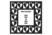 Heart Laser Cut Panels SVG, a Pattern Graphic by Guten Tag Vector (Thumbnail 7 of 7)