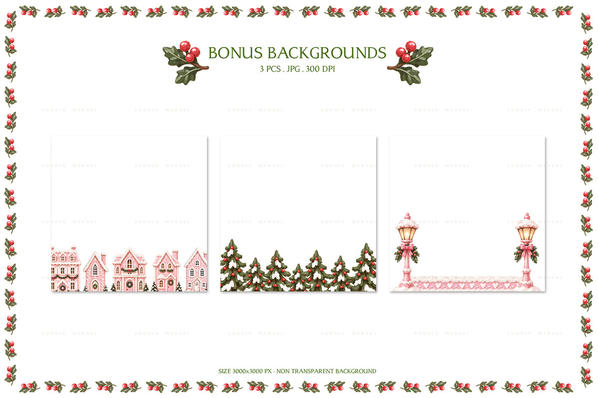 Pink Gingerbread Houses, an Object Graphic by Euonia Meraki (Photo 13 of 15)