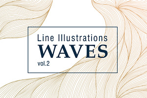 Waves Line Illustrations vol.2