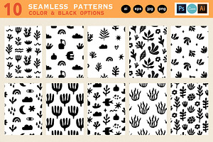 303 Modern Flora Shapes And Patterns