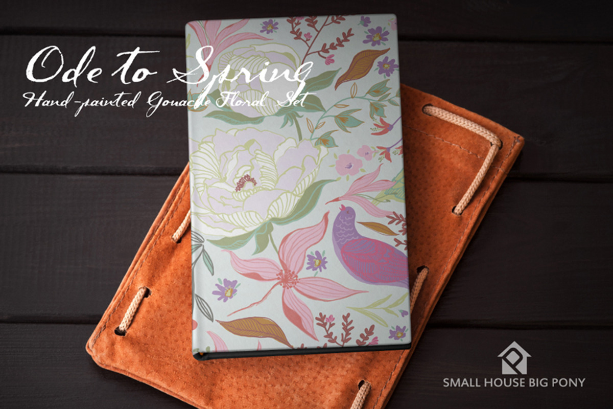 Ode to Spring- Gouache Floral Set, an Illustration by SmallHouseBigPony (Photo 4 of 13)