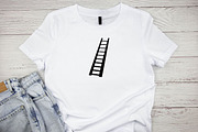 Ladder Silhouette SVG, an Object Illustration by newminddesign (Thumbnail 2 of 5)