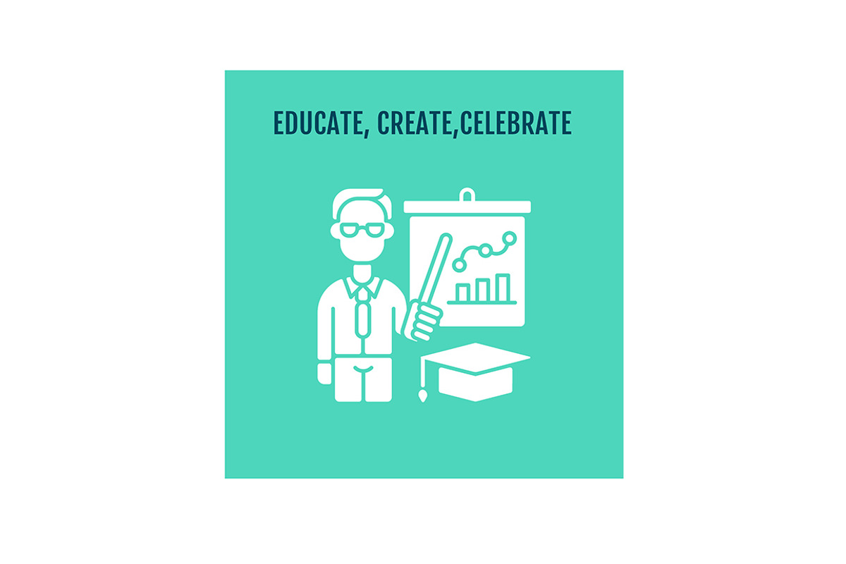 Thanks for educating children card, a Flyer Template by IMG Visuals
