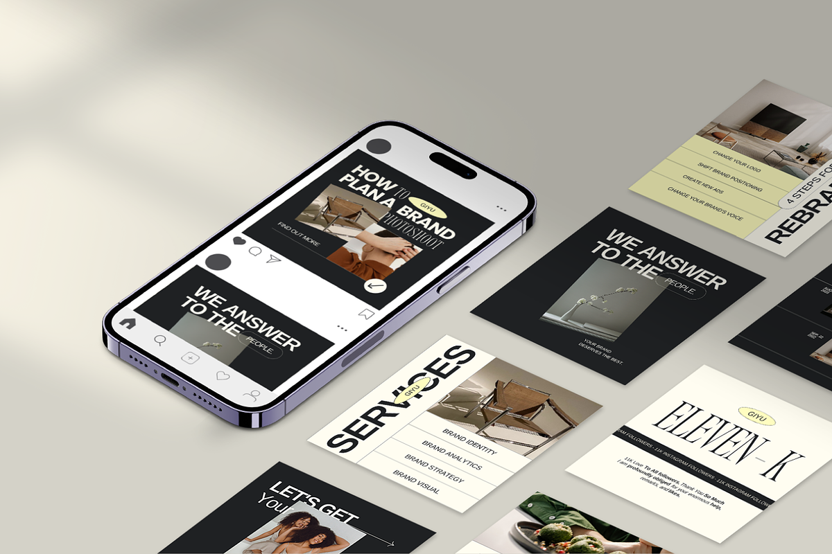 GIYU | Social Media Kit, a Templates & Theme by Hydric Design (Photo 7 of 8)