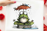 Whimsical Spring Animals Clipart, an Illustration by designcity5 (Thumbnail 4 of 5)