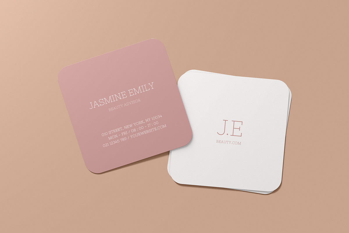 Square Business Card Mockup, a Books & Magazine Mockup by Mockup Supper (Photo 9 of 10)