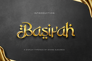 Basirah Elegant Arabic Font
