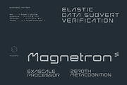 Barmo Futuristic Tech Font, a Sans Serif Font by baqoos (Thumbnail 4 of 9)