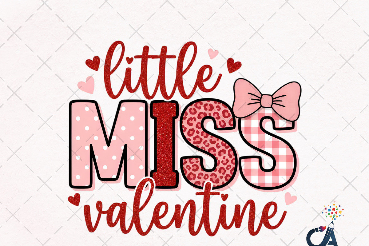 Little Miss Valentine PNG, an Illustration by Creative Art (Photo 1 of 6)