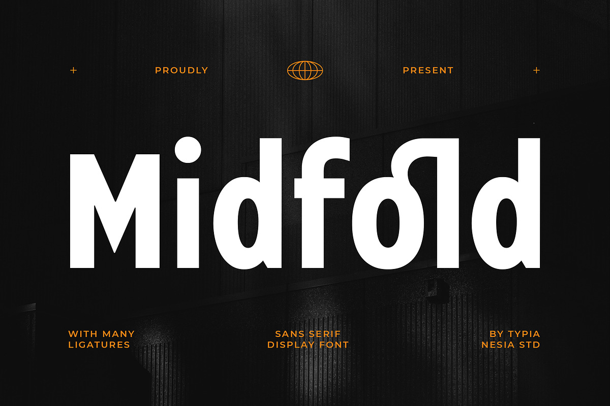 Midfold - Sans Serif Display, a Sans Serif Font by Typia Nesia (Photo 1 of 12)