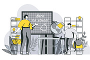 Business Outline Illustrations, a Templates & Theme by alexdndz (Thumbnail 3 of 52)