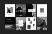 Canva minimal black and white posts, a Templates & Theme by Uyava Space (Thumbnail 8 of 14)