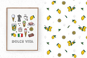 Italy Illustrations And Patterns, an Illustration by Redchocolate (Thumbnail 5 of 8)