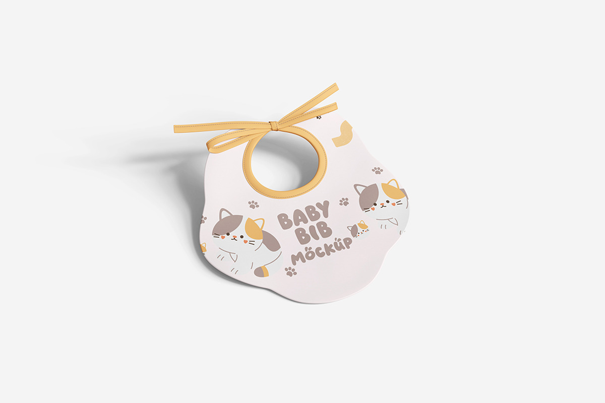 Baby Bib Mockup, a Product Mockup by MrLetters (Photo 5 of 5)