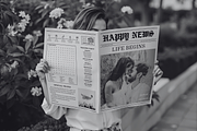 Newspaper Wedding Template, an Invitation Template by ZoloDesignHub (Thumbnail 5 of 9)
