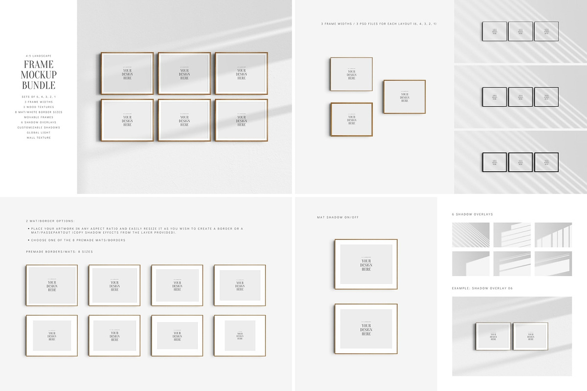 4:5 | 5:4 Frame Mockup Bundle, a Mockup by DESIGN BY nube (Photo 9 of 10)