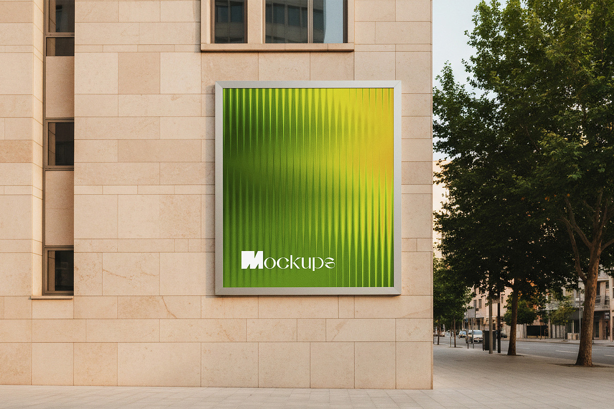 City Wall Billboard Mockups, an Advertising Mockup by areadesain (Photo 2 of 4)