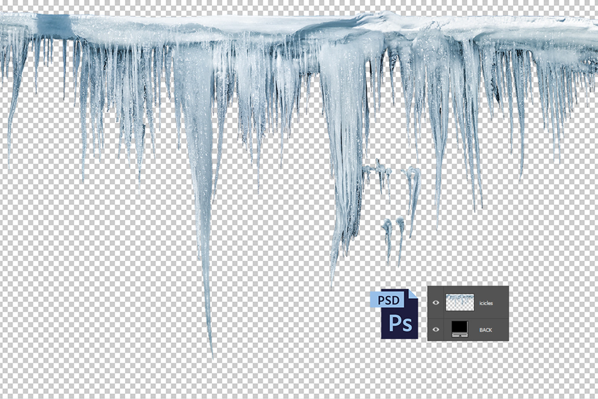 Icicles isolated from background, a Nature Photo by Countryside life (Photo 3 of 22)