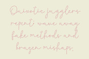 CS Brisa Dashed, a Script Font by Craft Supply Co. (Thumbnail 4 of 8)