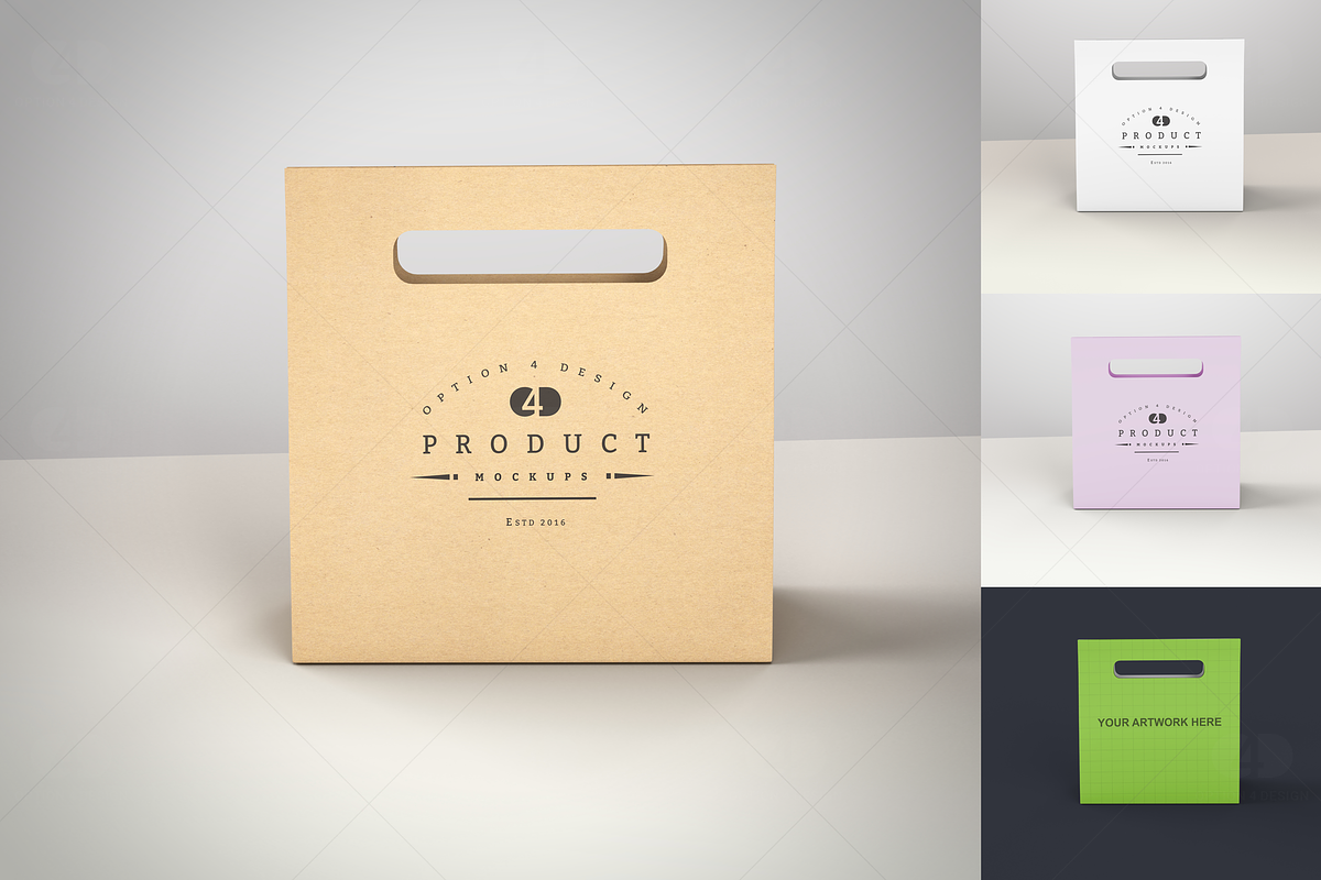 Carrier Bag Product Mockup #02, a Product Mockup by Option 4 Design (Photo 3 of 5)