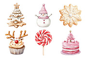 Sweet Christmas Clipart Bundle, an Illustration by Daily.Designs (Thumbnail 2 of 6)