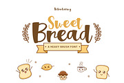 Sweet Bread + Bonus, a Script Font by khurasan (Thumbnail 1 of 6)