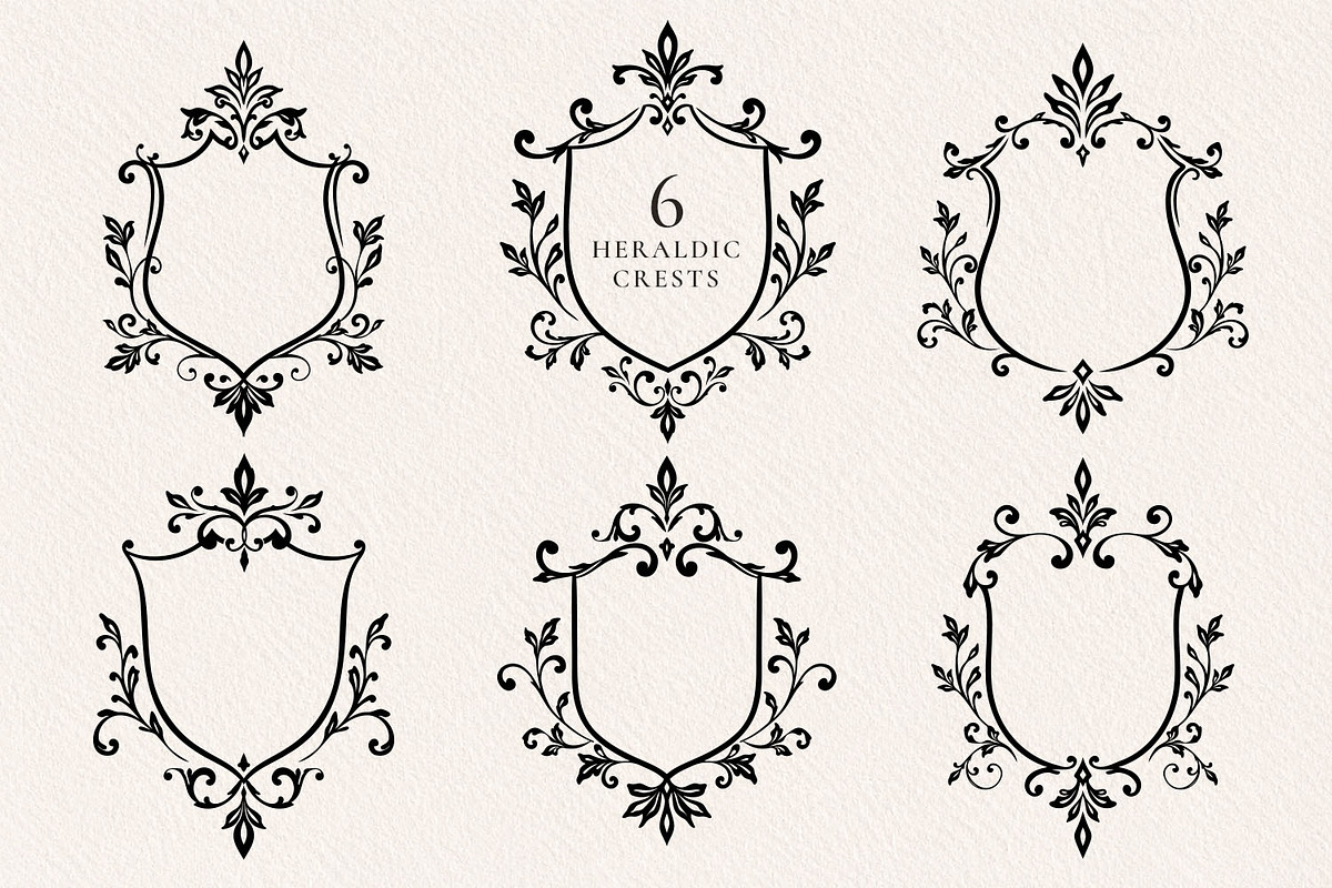 Baroque Ornament Collection, a Decorative Illustration by Papatongartist (Photo 7 of 14)