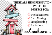 Whimsical Spring Singpost Clipart, an Illustration by Daily.Designs (Thumbnail 2 of 8)