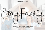 Stay Family, a Handwritten Font by FreshTypeINK (Thumbnail 1 of 8)