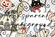 Whimsical Halloween Clipart, a Decorative Illustration by BigCakeBee (Thumbnail 2 of 3)