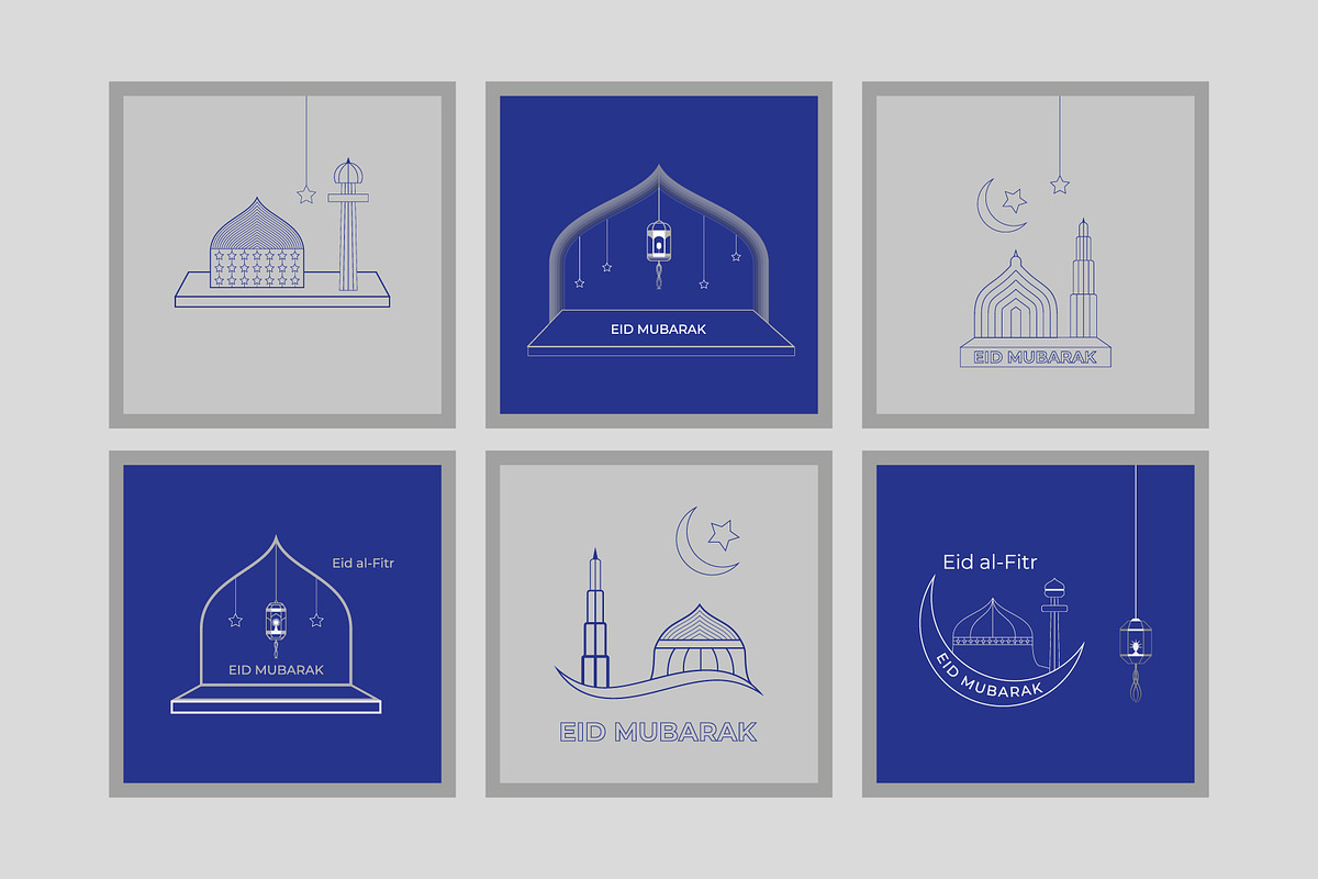 Eid Mubarak Banner Design Template, a Social Media Template by Lakhan1998 (Photo 2 of 3)