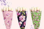 Repeating patterns with magnolias, a Graphic by Mona Monash (Thumbnail 7 of 12)