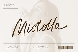 Mistolla - A Modern Script Signature
