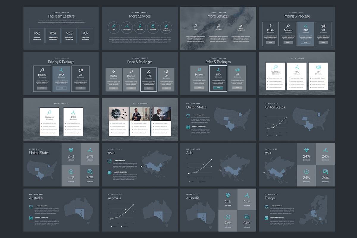Annual Reports - Keynote Template, a Presentation Template by Slidehack (Photo 3 of 5)