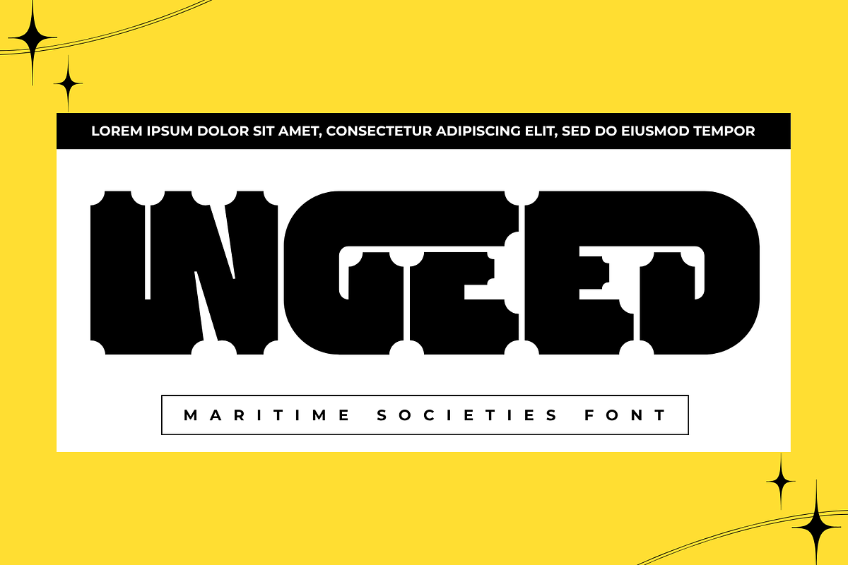 Maritime Societies Font, a Sans Serif Font by 177Studio (Photo 3 of 8)