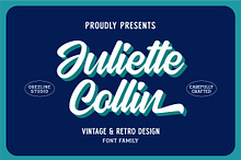 Juliette Collin - Vintage Font Famil