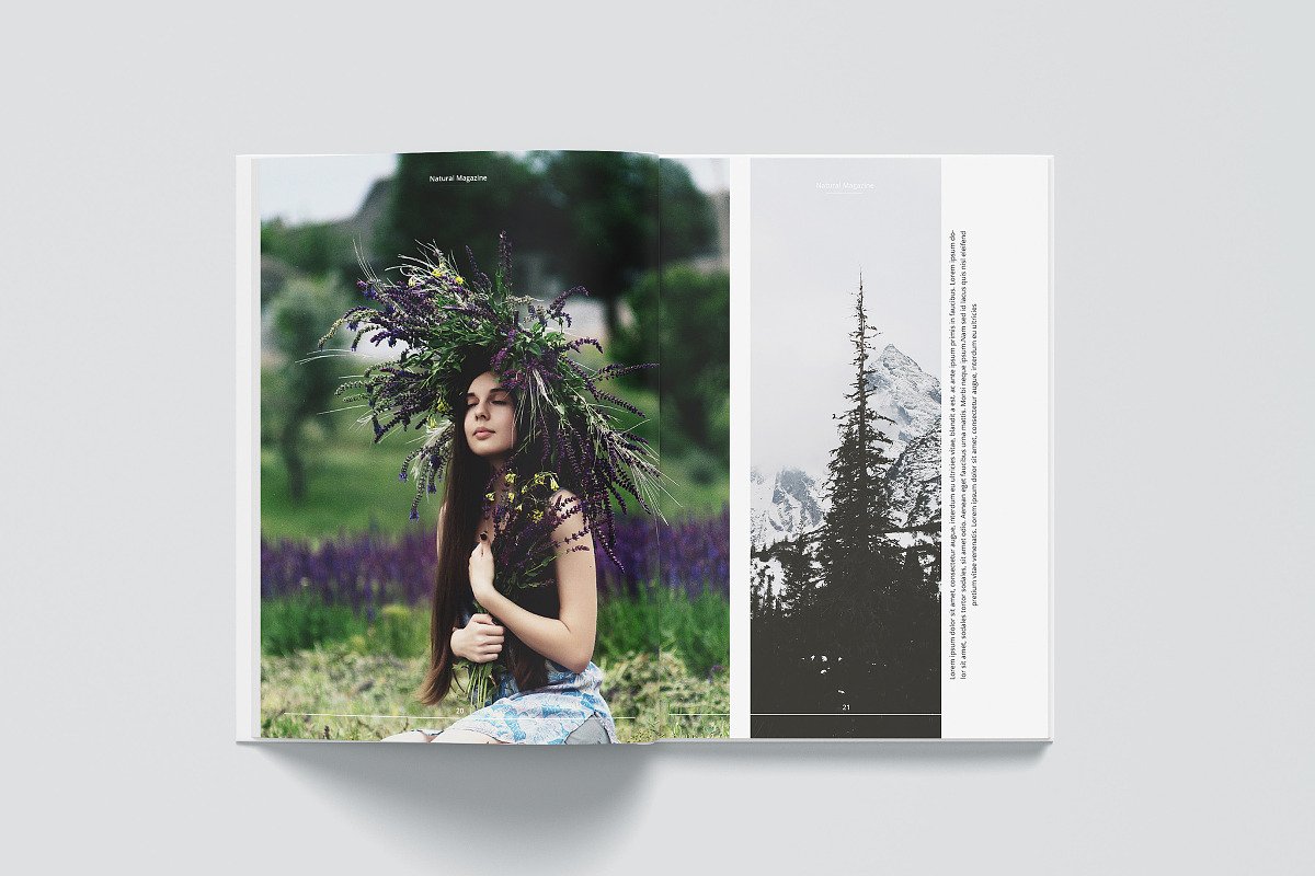 Natural Magazine Template, a Magazine Template by obidullah_01 (Photo 13 of 14)