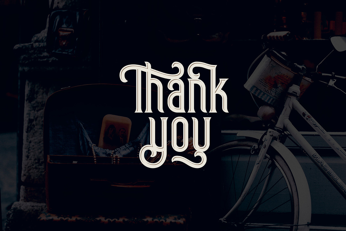 Frizzy vintage font preview 8