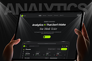 DataZen-Analytics SaaS Website ui, a Landing Page Template by Brix Lab (Thumbnail 1 of 13)