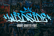 Wildside Urban Graffiti Font, a Blackletter Font by Ronny Studio (Thumbnail 1 of 12)