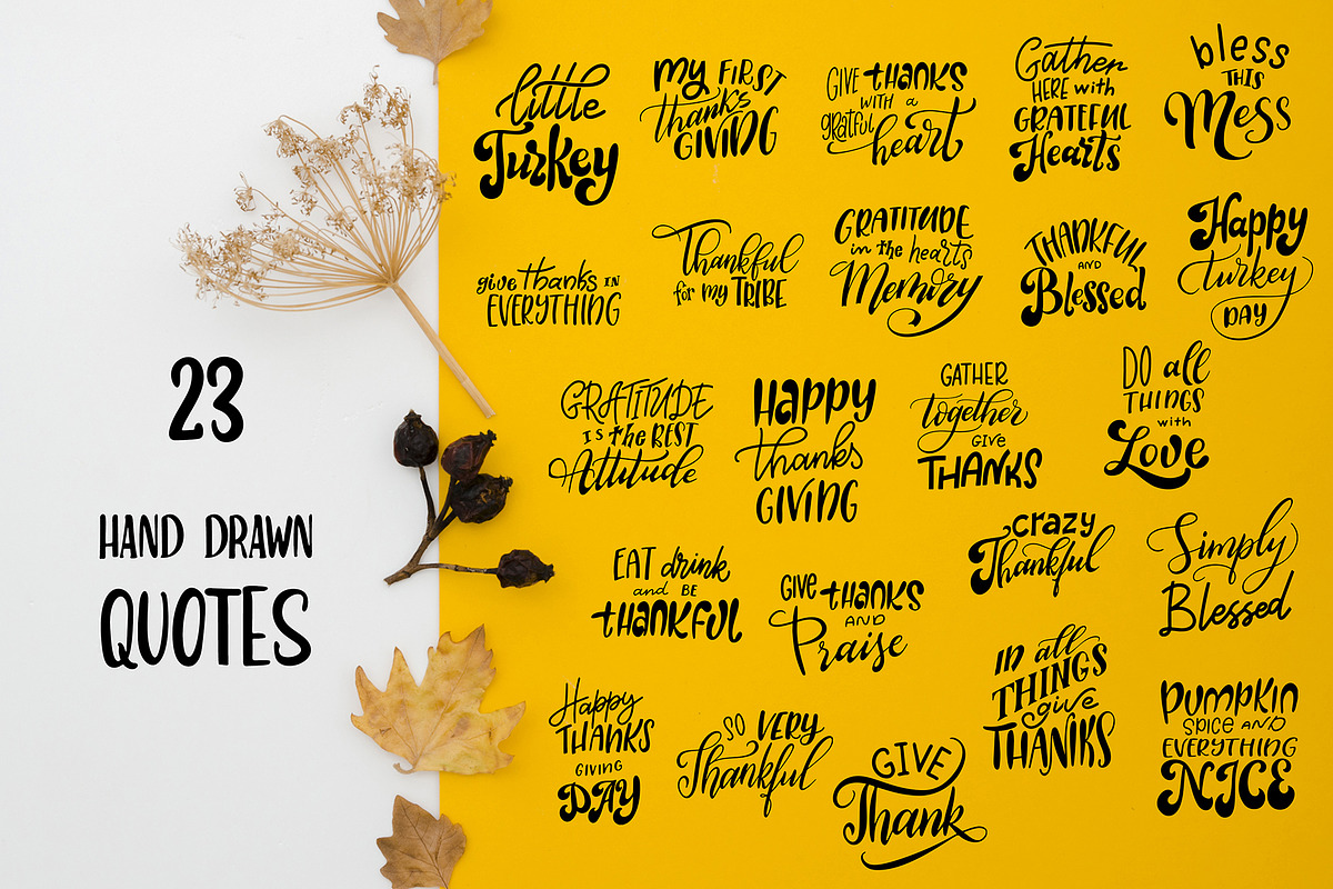 Thanksgiving holiday overlay+clipart, an Illustration by Astarte_design (Photo 4 of 13)
