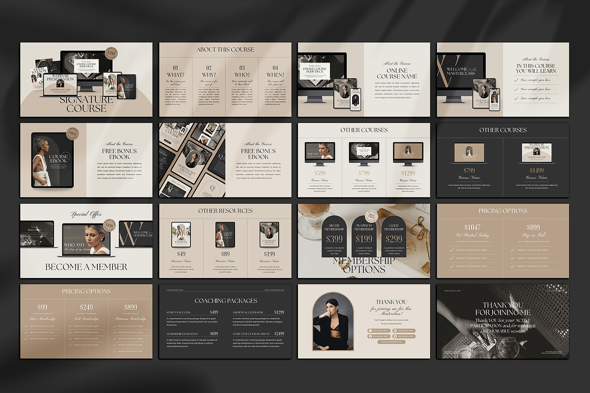 Life Coach Slide Deck CANVA, a Presentation Template by Studio Loire (Photo 9 of 10)