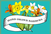 Hand-drawn Banners and Ribbons, an Object Graphic by MyNatureGraphics (Thumbnail 2 of 4)