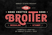 Broiter, a Sans Serif Font by Abbasy Studio (Thumbnail 1 of 8)