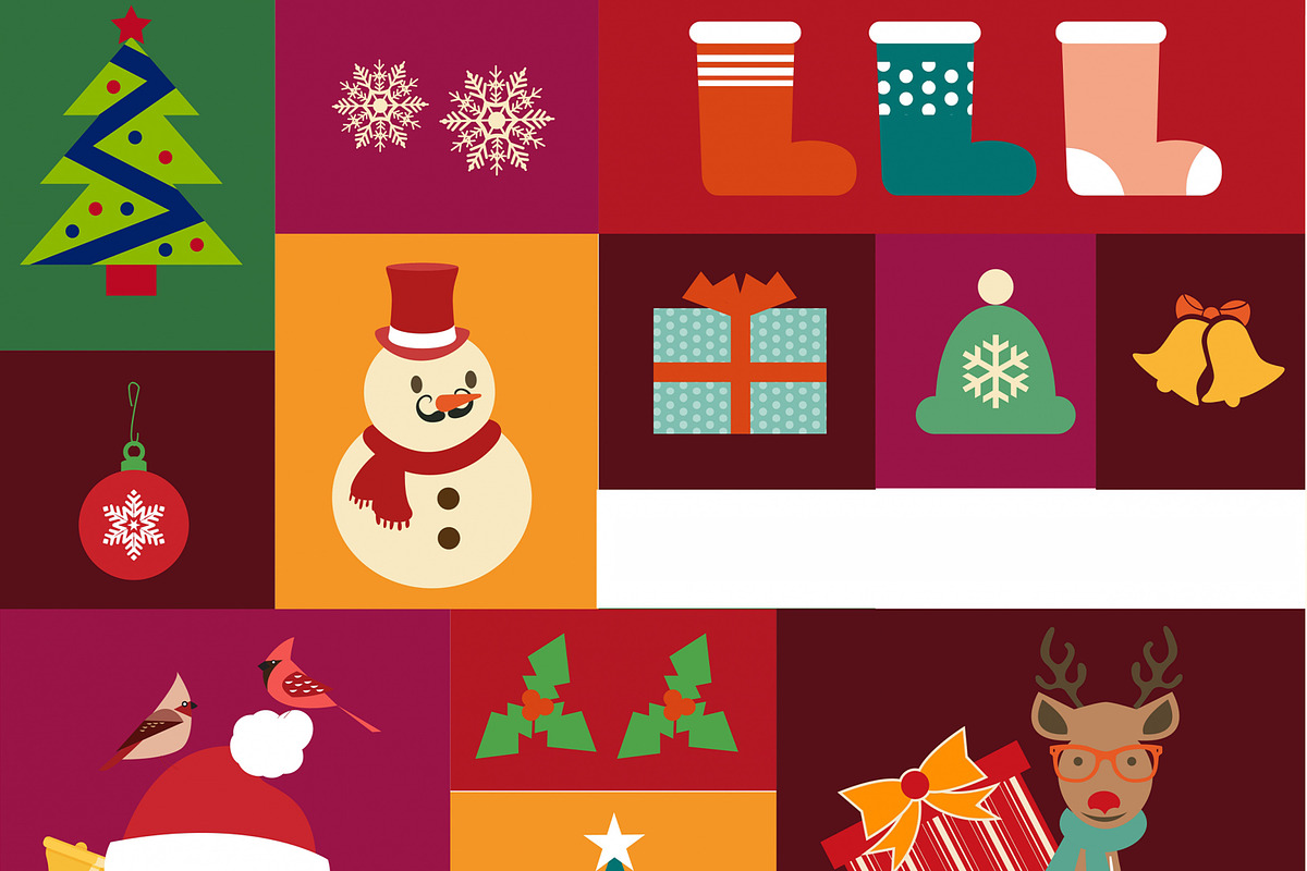 Christmas Vector Background, a Decorative Illustration by Believe Creatives (Photo 2 of 3)