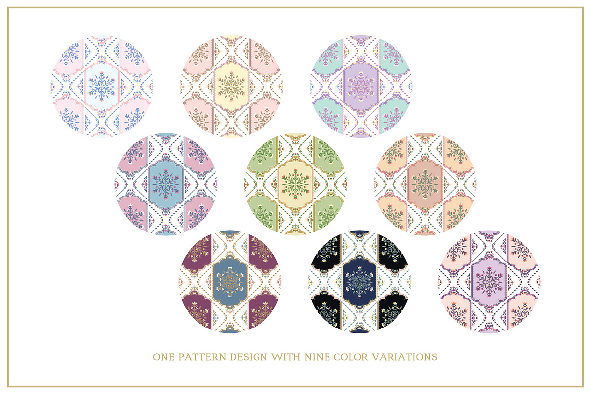 Cottagecore Pattern 12 Sweet Damask, a Pattern Graphic by Euonia Meraki (Photo 4 of 12)