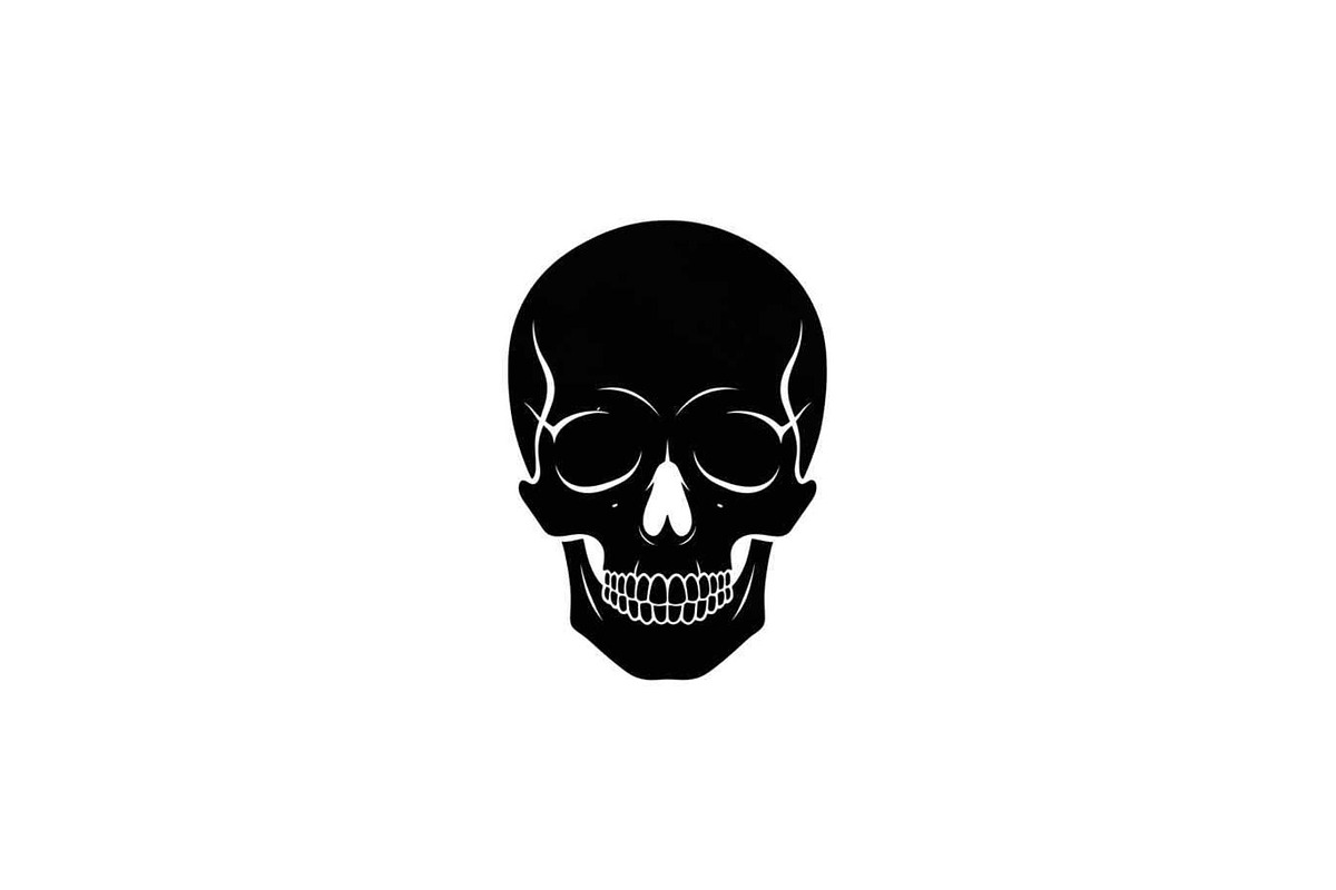 50 Skull Head Silhouette Vector Bund, an Illustration by Creativeshirt (Photo 47 of 51)